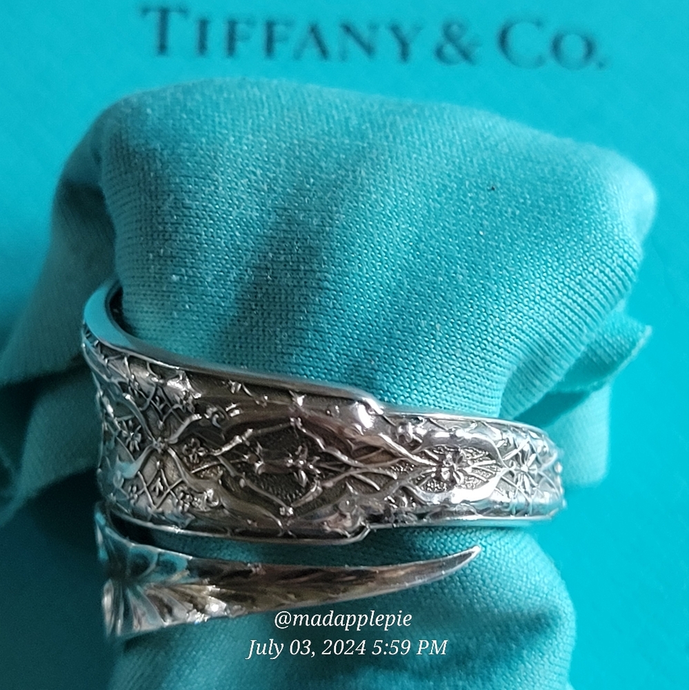 1872 Tiffany & Co. Persian Nut Pick Ring Sterling Silver Luxury Vintage #155 - Picture 15 of 15